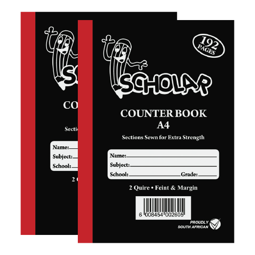 Scholar A4 Counter Book